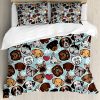 Juego de Funda nórdica Ambesonne Dog Lover, Razas Caninas