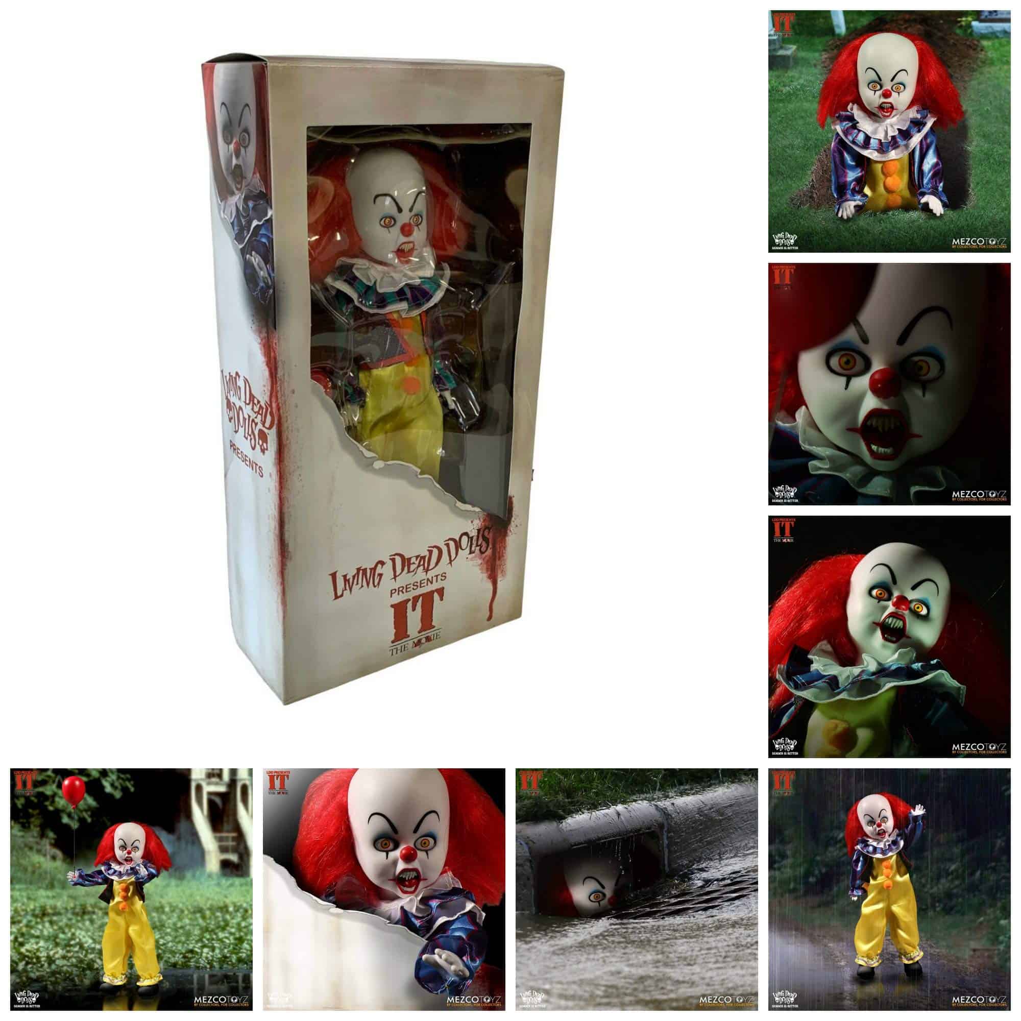 Muñeco Pennywise de Mezco IT 1990 - Imagen 6