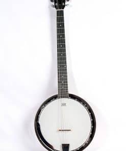 Banjo de 6 Cuerdas con 24 Soportes y Espalda Cerrada con