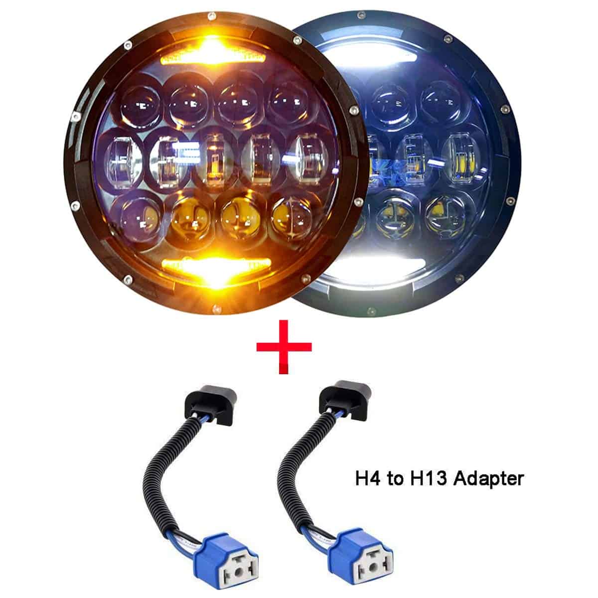 Proyector de Lente Azul COWONE de 130W de 7 pulgadas Faros - Imagen 7