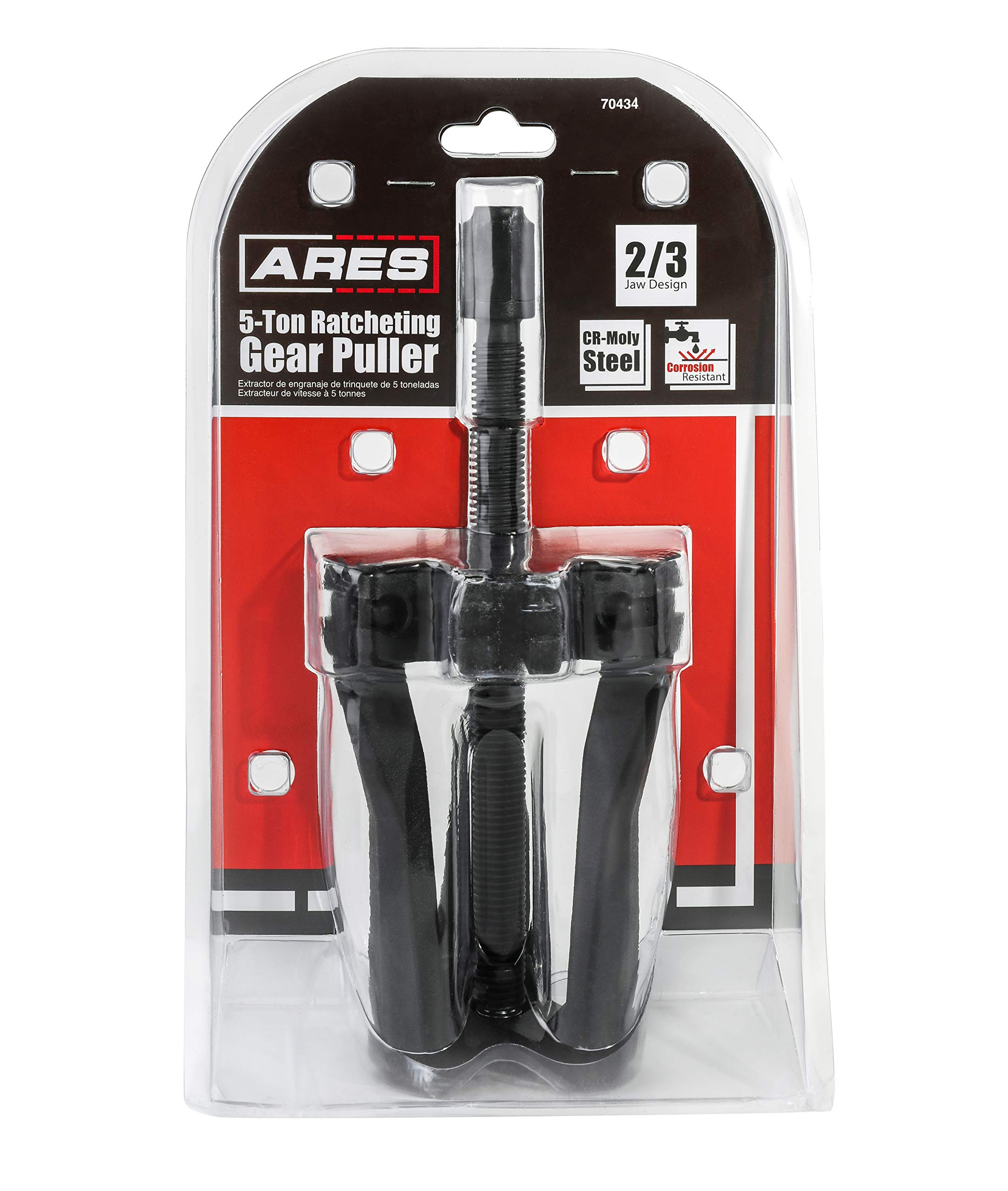 ARES 70434 - Extractor de engranajes reversible de 2/3 - Imagen 6