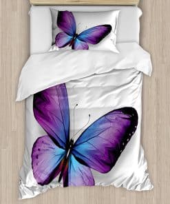 Juego de Funda Nórdica Lunarable Violeta, Mariposa Violeta