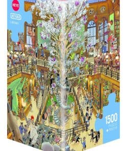 Rompecabezas Heye 29840" Biblioteca, Oesterle Triangular,