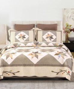 Juego de Colchas Queen Size de YAYIDAY - Colcha de Retazos