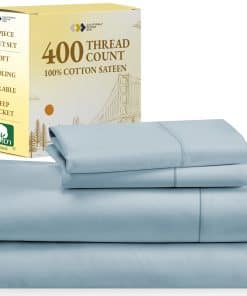 Juego de sábanas California Design Den de -Azul cielo