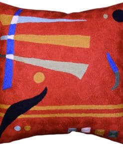 Funda de Cojín Moderna Kandinsky - Naranja | Cojines para