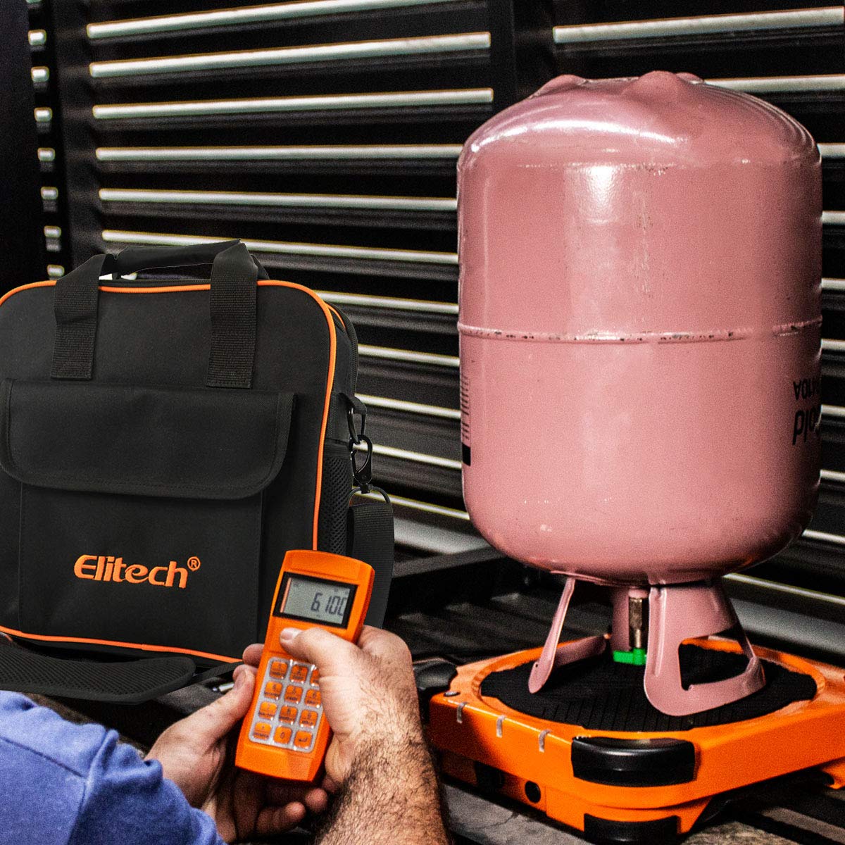 Báscula de refrigerante inalámbrica Elitech LMC-310A HVAC - Imagen 9