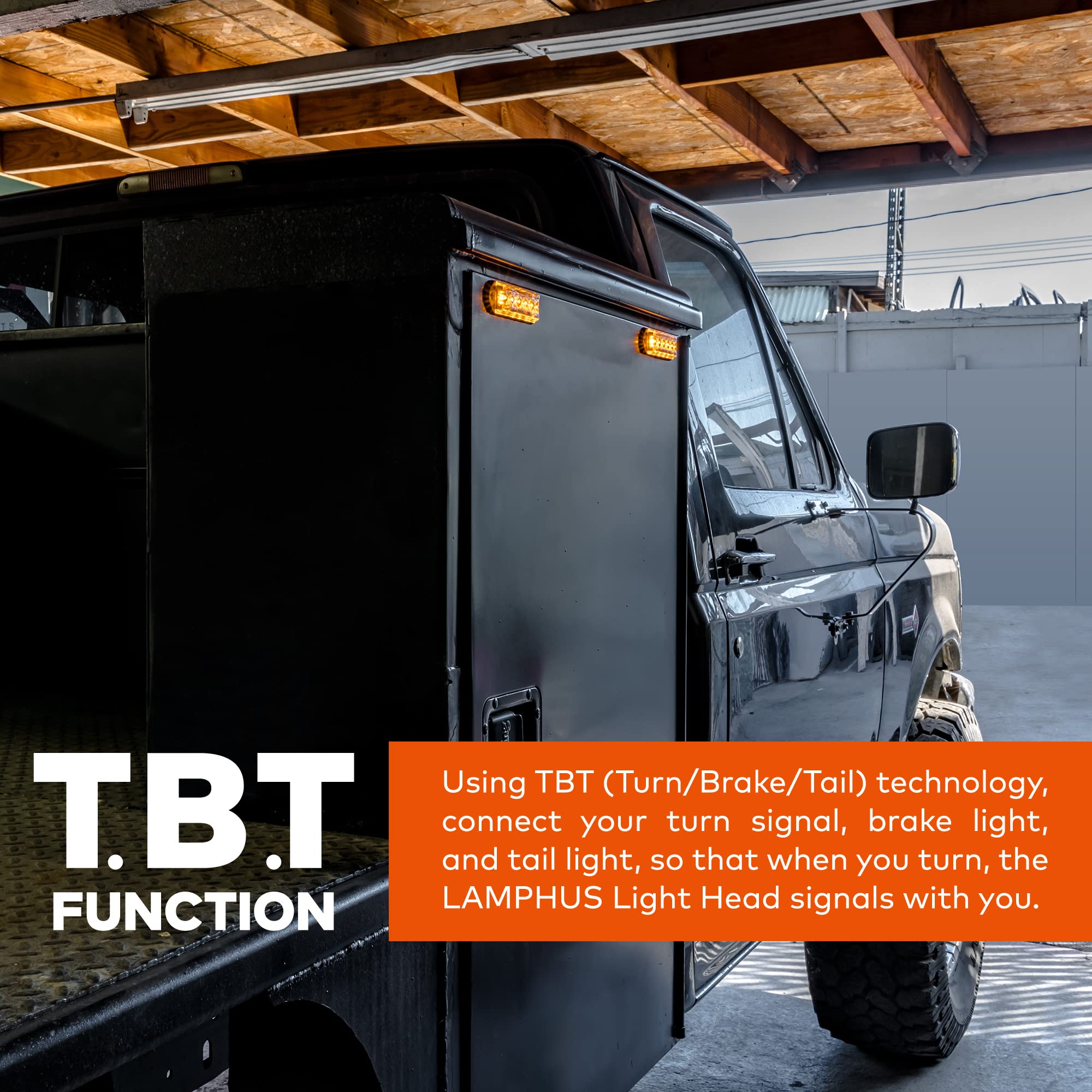 4pc PlanarFlash 6W Luz Intermitente Estroboscópica LED - Imagen 5