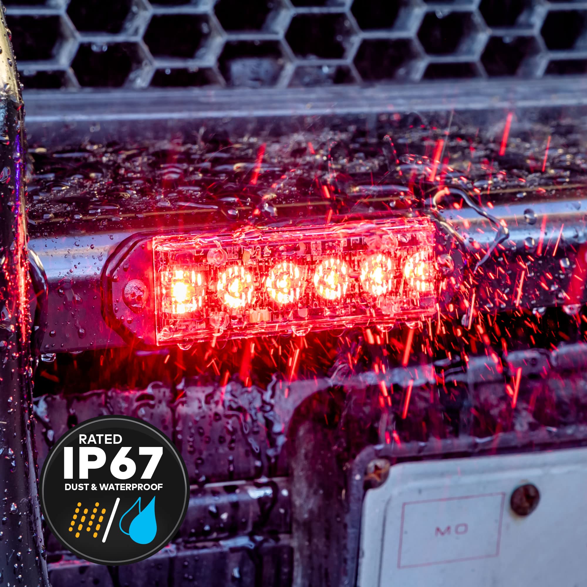 4pc PlanarFlash 6W Luz Intermitente Estroboscópica LED - Imagen 6