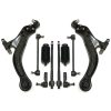 PartsW - 12 Pcs Suspension Kit Front Lower Control Arms
