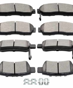 Juego de pastillas de freno de cerámica delanteras y