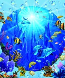 Rompecabezas Castillo de Delfines de 500 Piezas por SunsOut