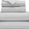 Juego de sábanas Cal King Bluemoon Homes 100% algodón