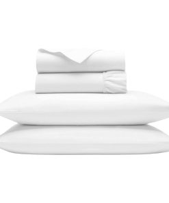 Juego de Sábanas 100% Algodón Egipcio -Blanco