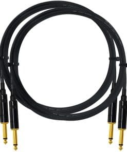 2 Unidades - 2.5 Pies - Cable para Pedal, Efectos, Guitarra