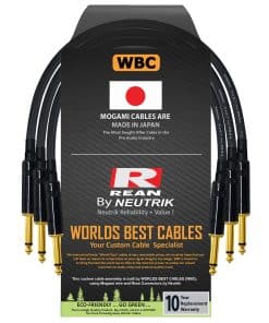 3 Unidades - 7 Pulgadas - Cable para pedal, efectos, patch,