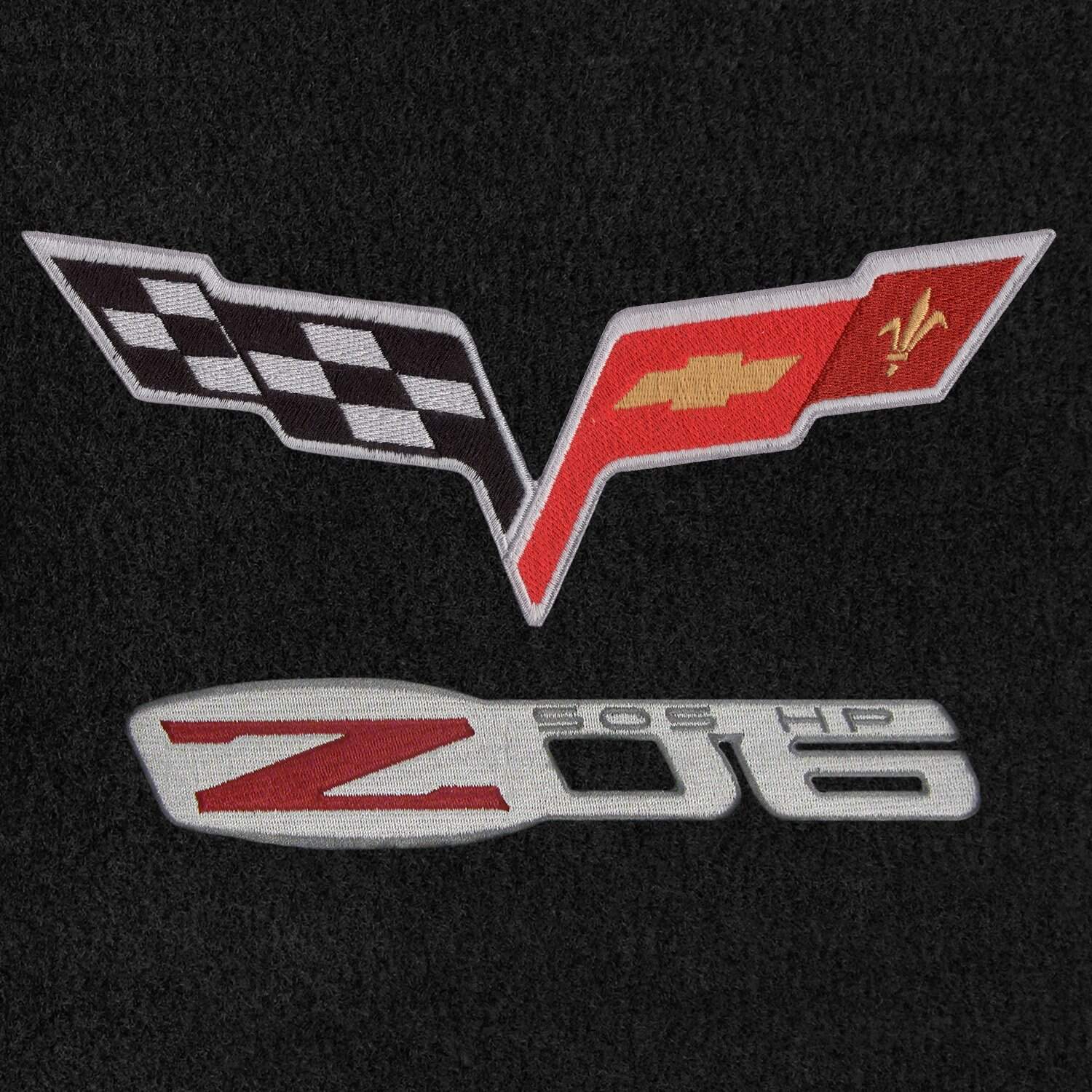Tapetes Lloyd Mats Velourtex color ébano para Corvette Z06