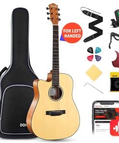 Kit de Guitarra Acústica Donner para Zurdos para