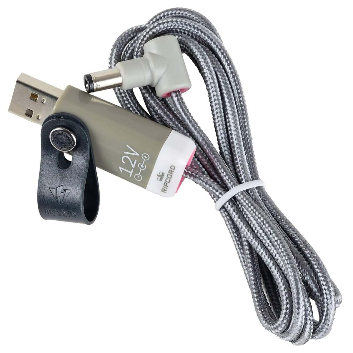 Cable de corriente USB a 12V DC myVolts Ripcord compatible