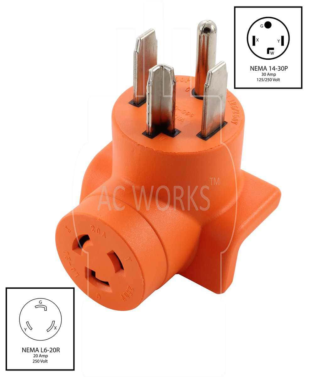 Adaptador de toma de corriente de secadora de - candado) - Imagen 3