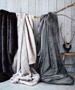 Manta de lujo de piel sintética extragrande -Doble cara fros