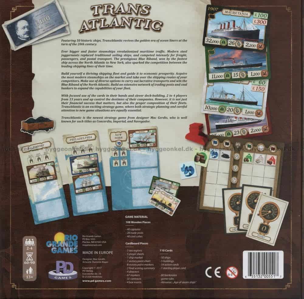 Juego de Tablero Transatlántico - Imagen 3