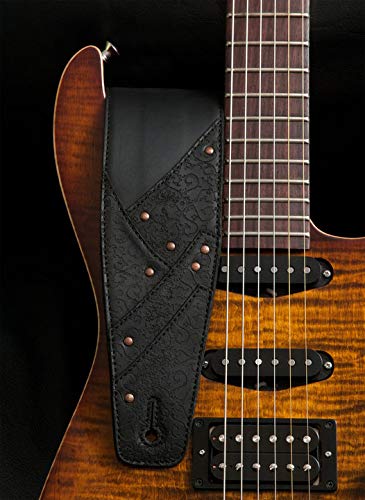 Correa de Guitarra de Cuero de Grano Completo Overland para - Imagen 8