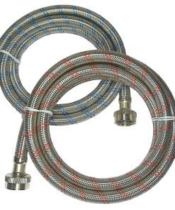 Conjunto de Mangueras de Lavadora de Acero Inoxidable
