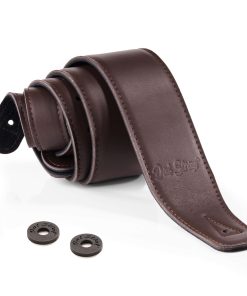 Correa de guitarra de cuero Dat Strap | -Marrón oscuro