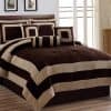 Juego de Edredón Grande Color Chocolate/Marrón de Micro