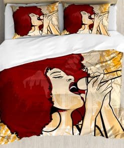 Juego de Funda nórdica Afro Lunarable, Cantante Popular