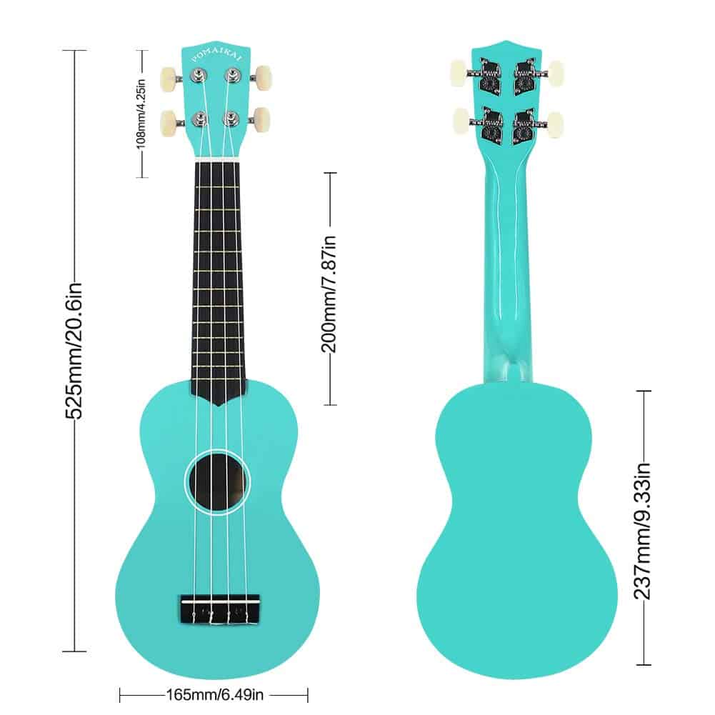 Ukulele Soprano POMAIKAI para Principiantes, Guitarra 21 - Imagen 3