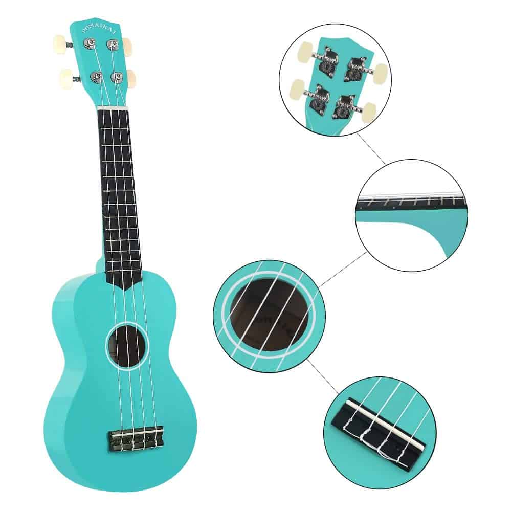 Ukulele Soprano POMAIKAI para Principiantes, Guitarra 21 - Imagen 4