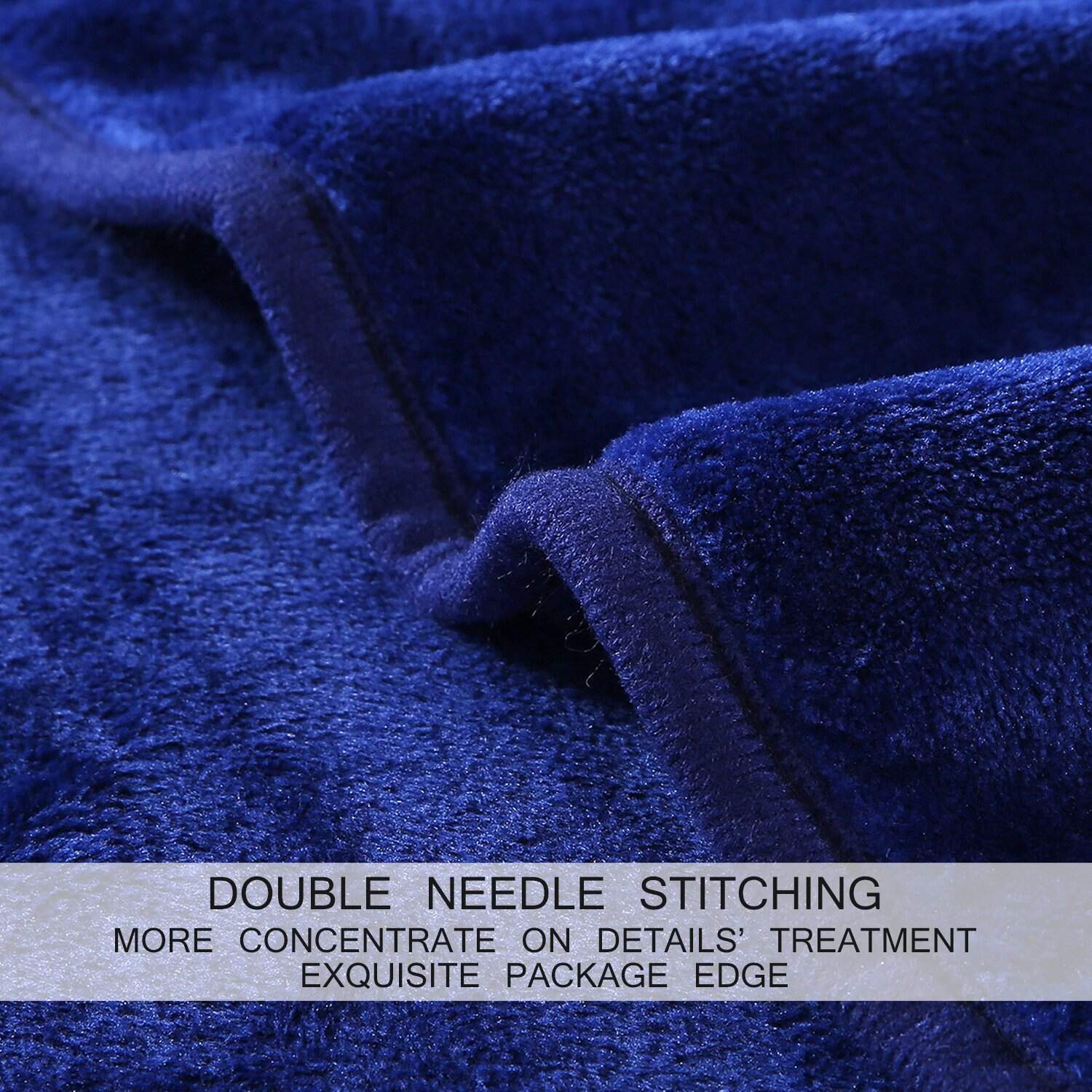 Manta HOZY para Cama o Sofá Tamaño Twin de Franela Suave y - Imagen 9