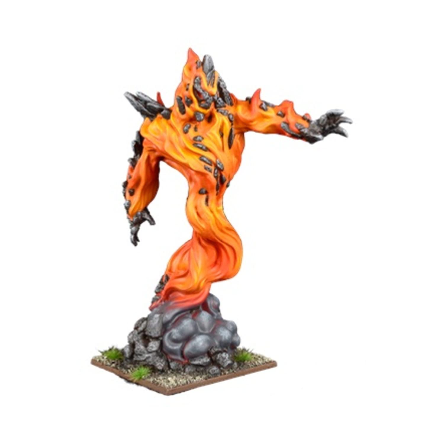 Figura de Miniatura del Elemental de Fuego Mayor de Mantic