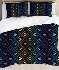 Juego de Funda Nórdica Ambesonne Dog Lover, Patrón de