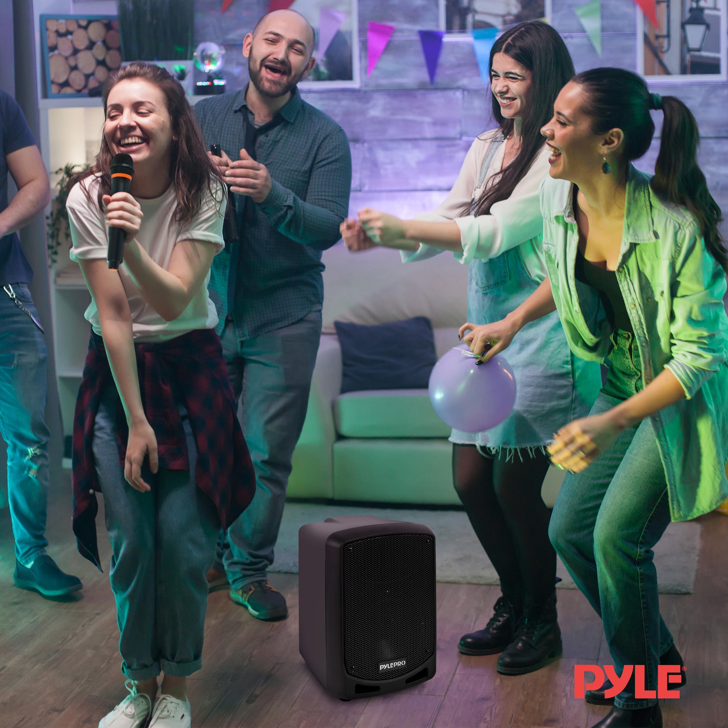 Altavoz de Karaoke PA Bluetooth Pyle - Sistema de Sonido - Imagen 8