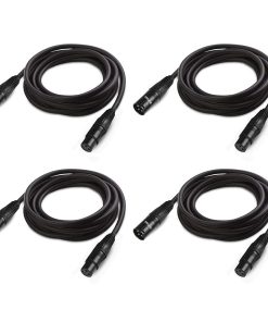 Cable DMX Flexible de 10 pies JLPOW, Cable XLR de Señal de
