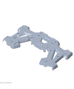 Ensamblaje de Parrilla Trasera de ATV Polaris, Negro