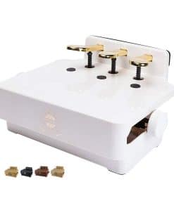 Soarun Pedal Ajustable de Piano para Niños (Blanco)