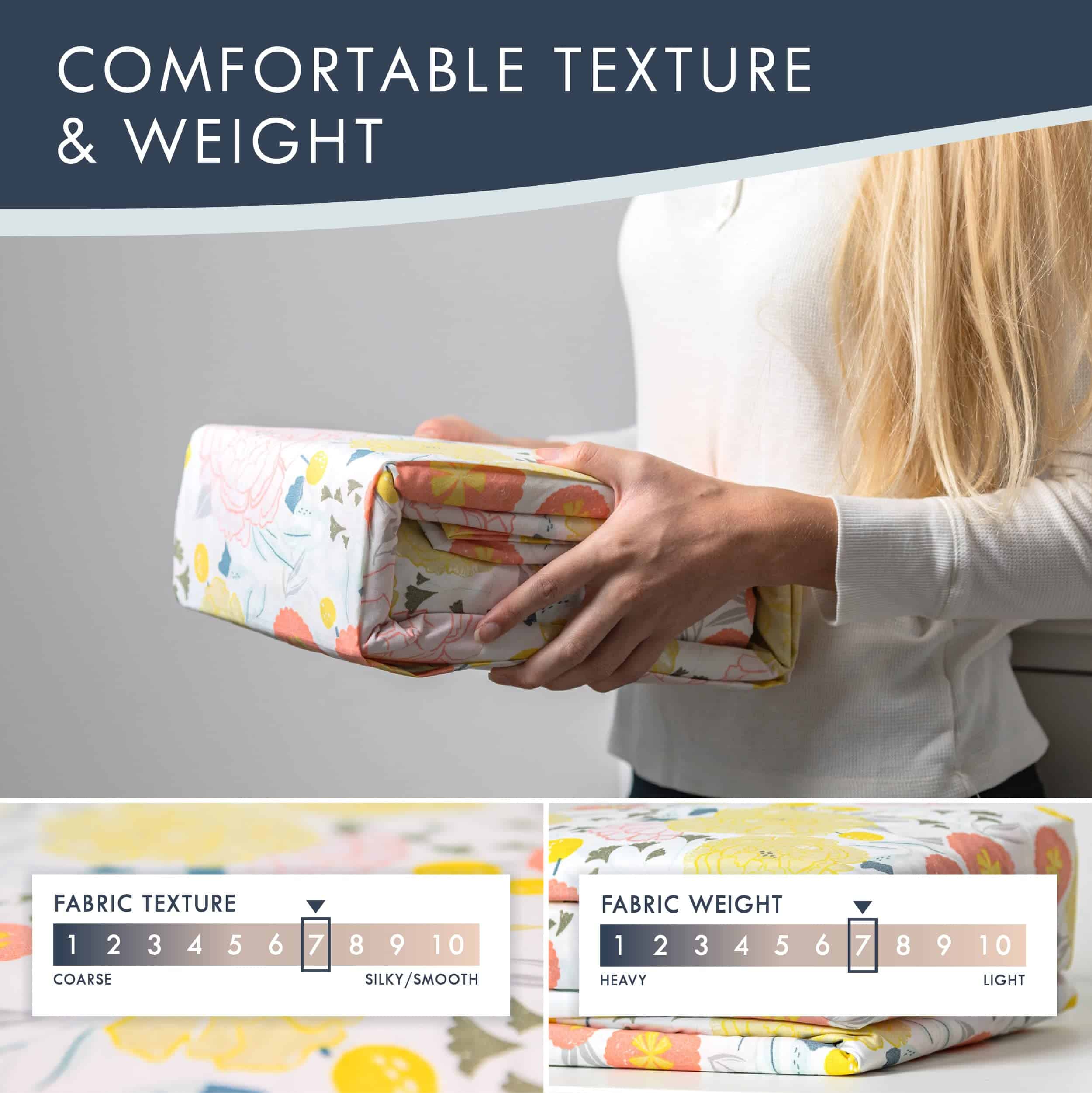 Juego de Sábanas Queen Size Florales de Luz, Súper Suaves, - Imagen 6