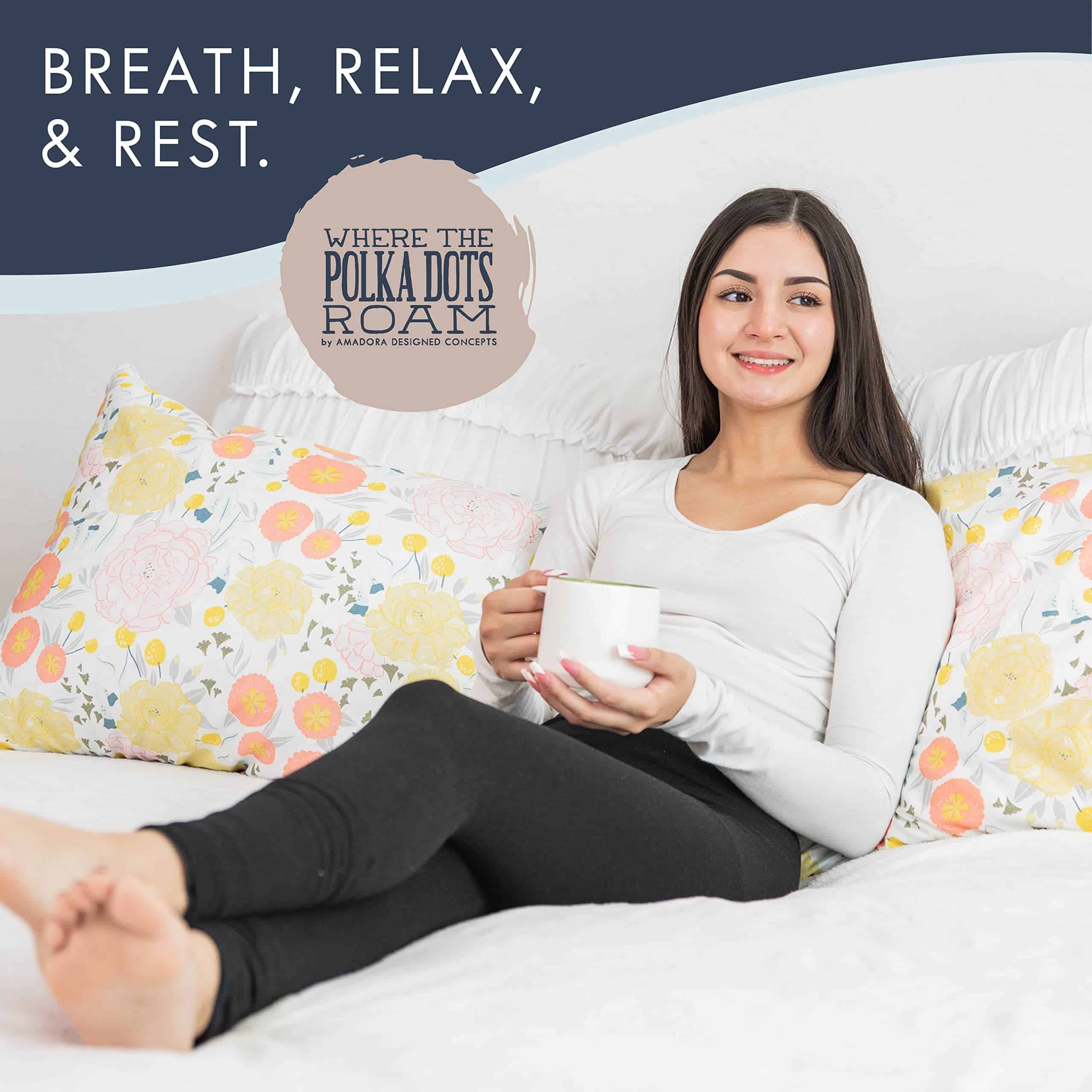 Juego de Sábanas Queen Size Florales de Luz, Súper Suaves, - Imagen 5