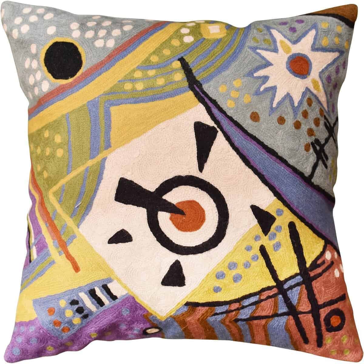 Funda de cojín moderna Kandinsky - Cosmic III | Cojín