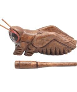 Grande Instrumento Musical Grillo de Madera 5"-6" de largo