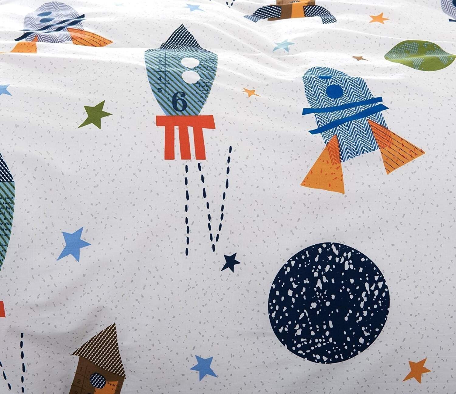 Juego de Ropa de Cama Espacial para Niños Tamaño Completo - Imagen 9