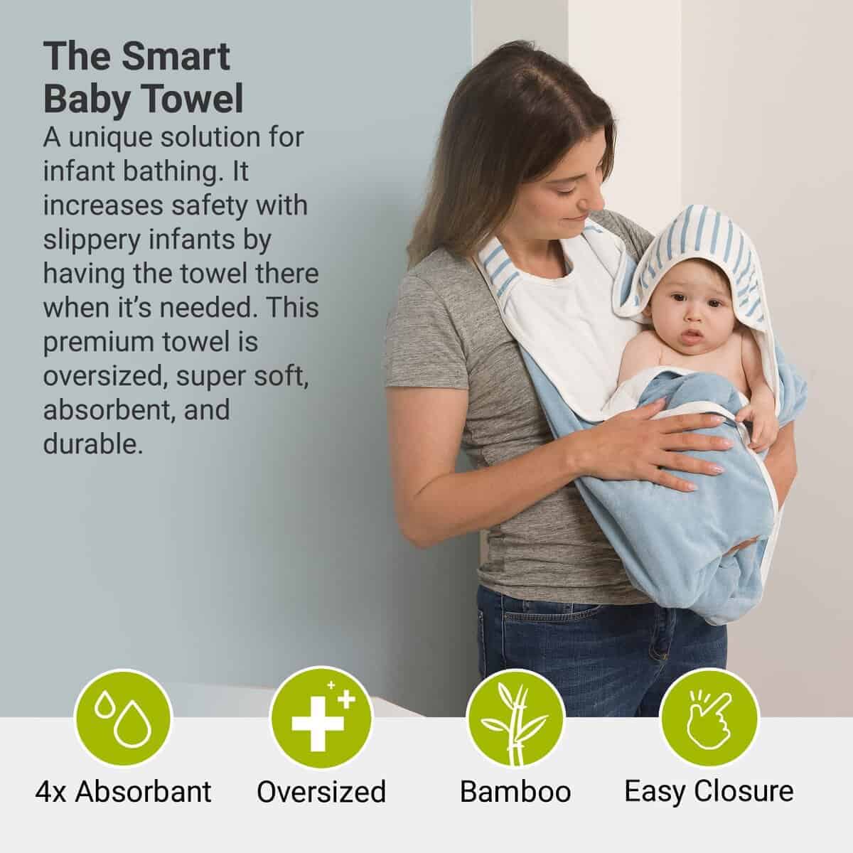 Toalla inteligente extra grande para bebés BabyToLove | Los - Imagen 3