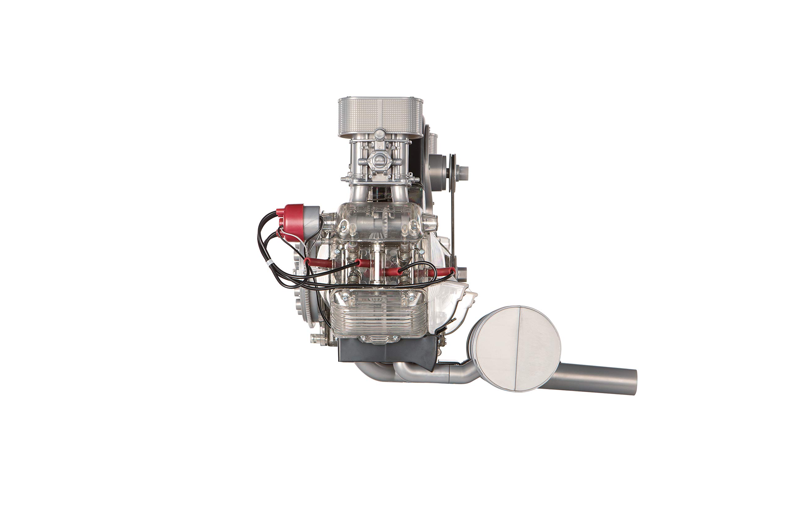 Kit de Modelo de Motor de Carrera Porsche Franzis con Libro - Imagen 5