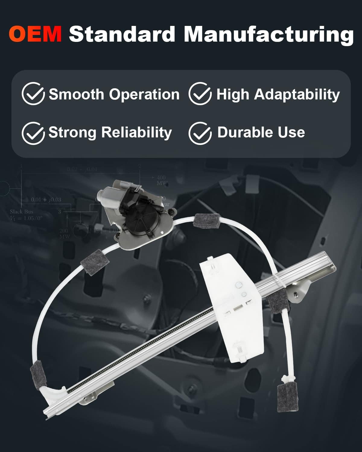 Regulador de ventana eléctrico del lado -6 741-527 - Imagen 5