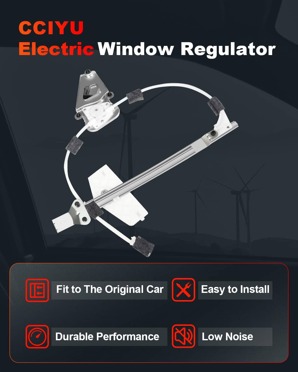 Regulador de ventana eléctrico del lado -6 741-527 - Imagen 3