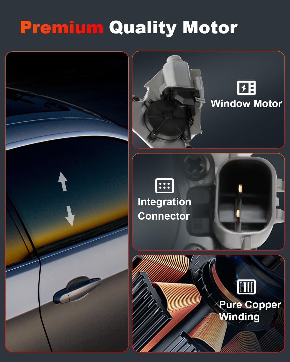 Regulador de ventana eléctrico del lado -6 741-527 - Imagen 4